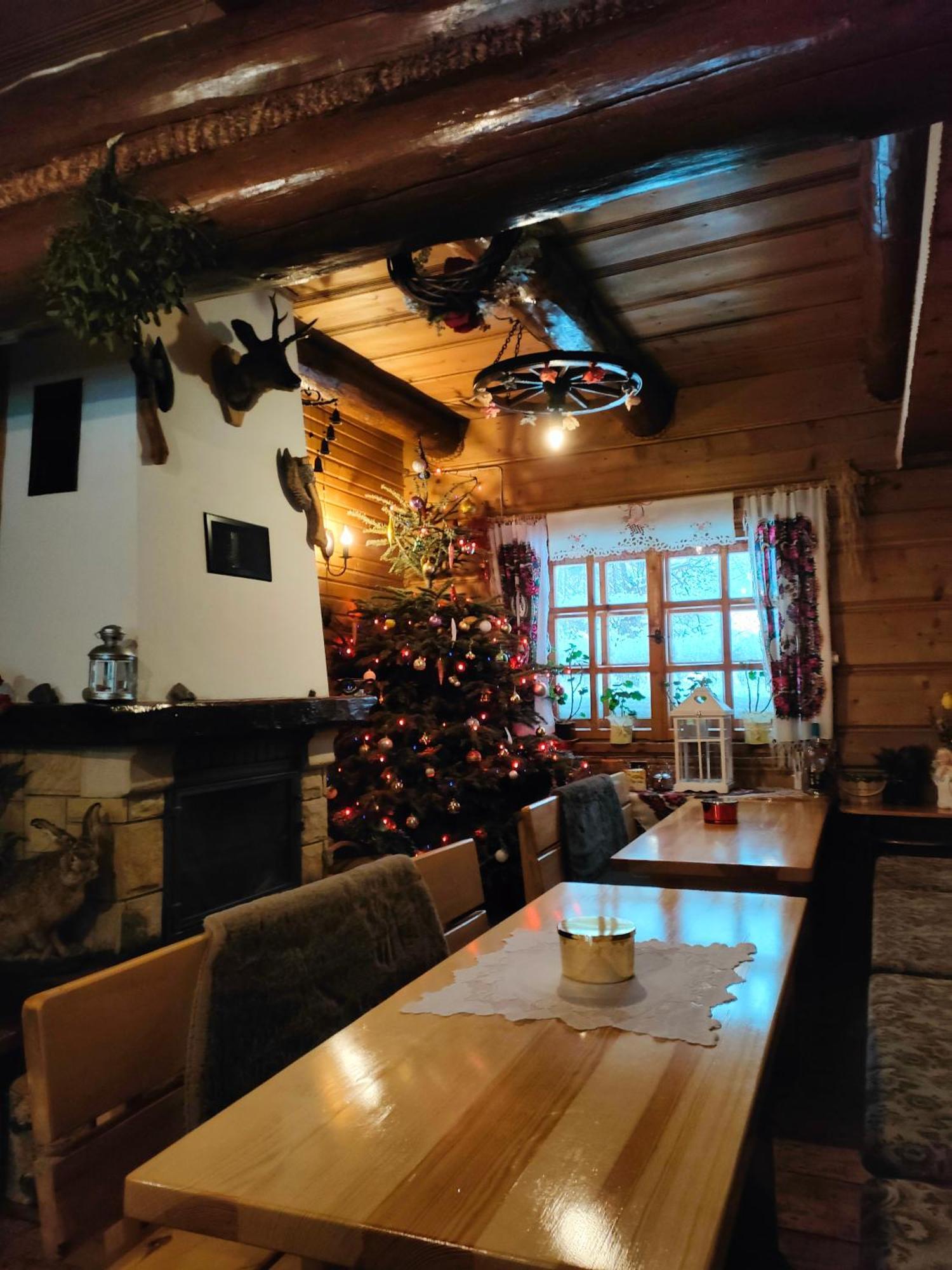 Goralska Czarcia Chata Pod Jalowcem Stryszawa Luaran gambar