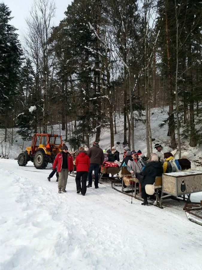 Goralska Czarcia Chata Pod Jalowcem Stryszawa Luaran gambar
